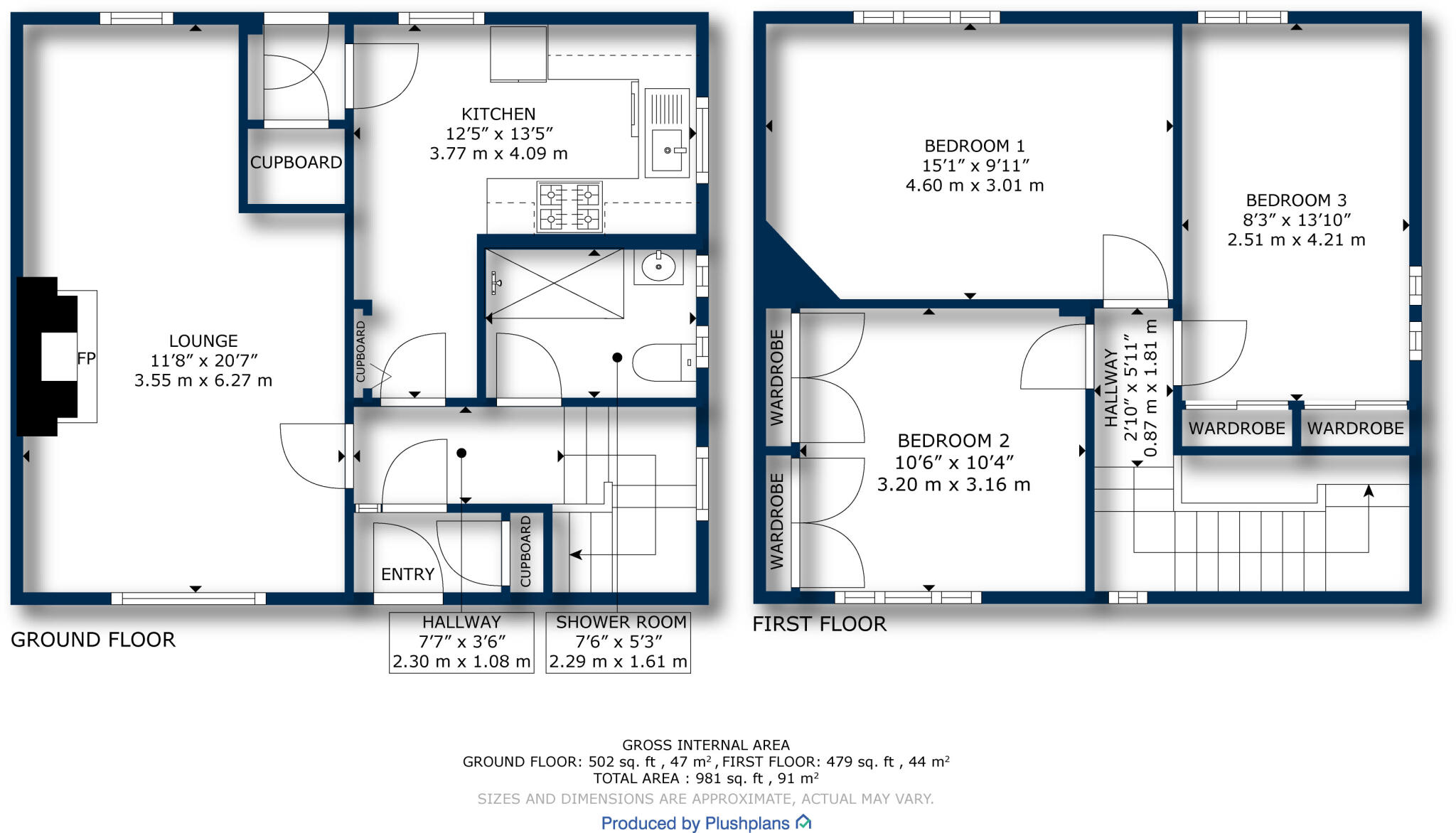 Watson Terrace, Drongan, East Ayrshire, KA6 floorplan