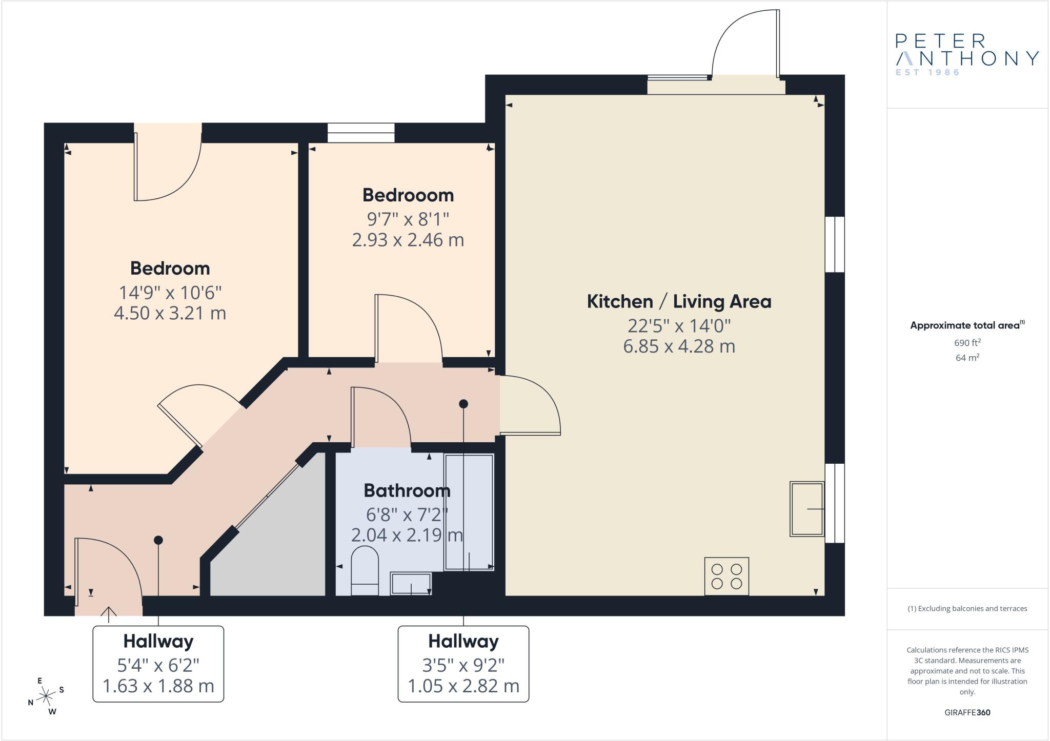 Athole Street, Salford, Greater Manchester, M5 floorplan