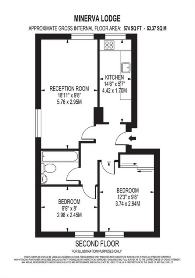 Sweyn Place, London floorplan