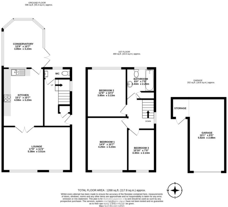 Caistor Avenue, Scunthorpe floorplan