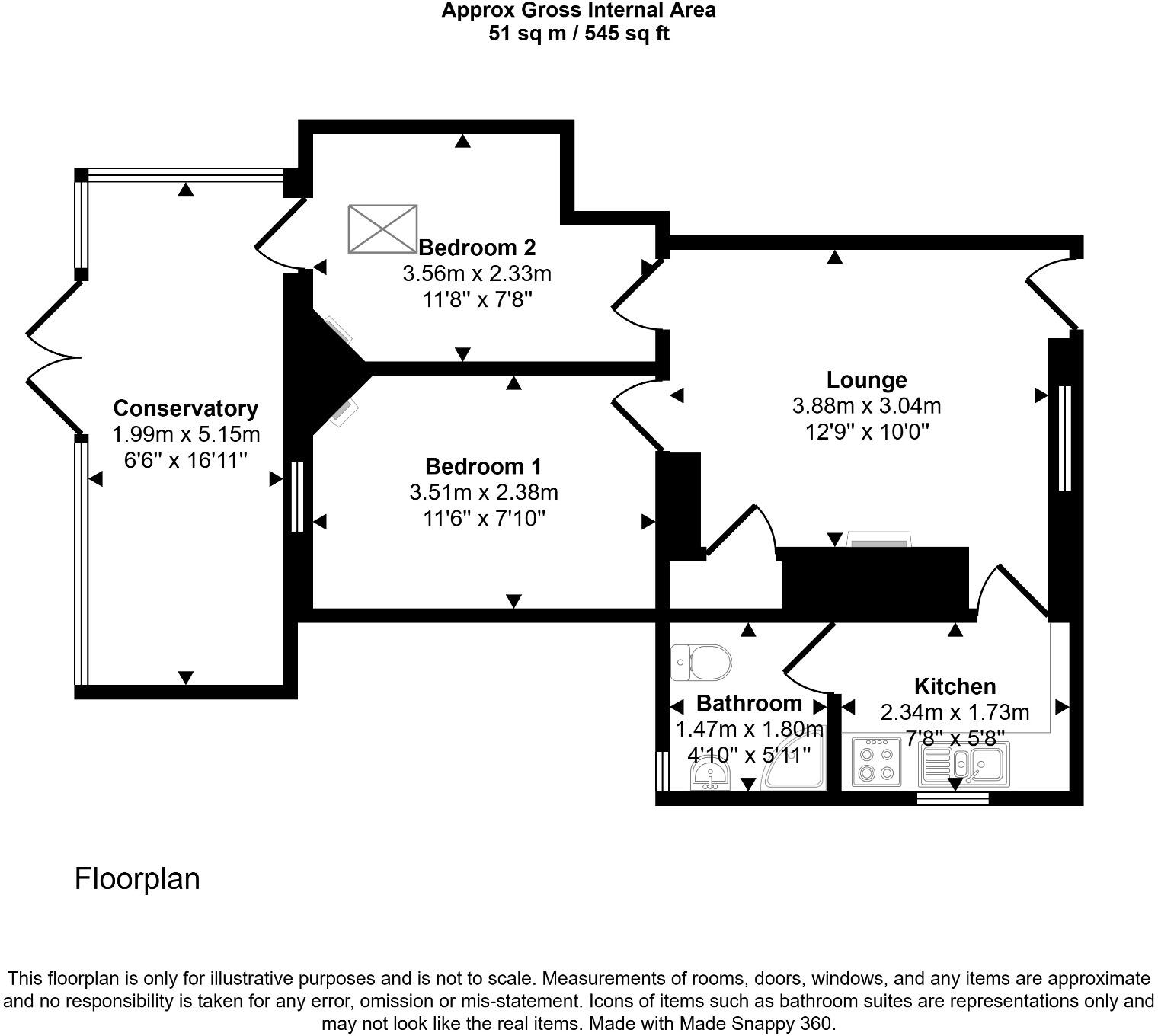 Victoria Lane, Prestatyn, LL19 7UB floorplan