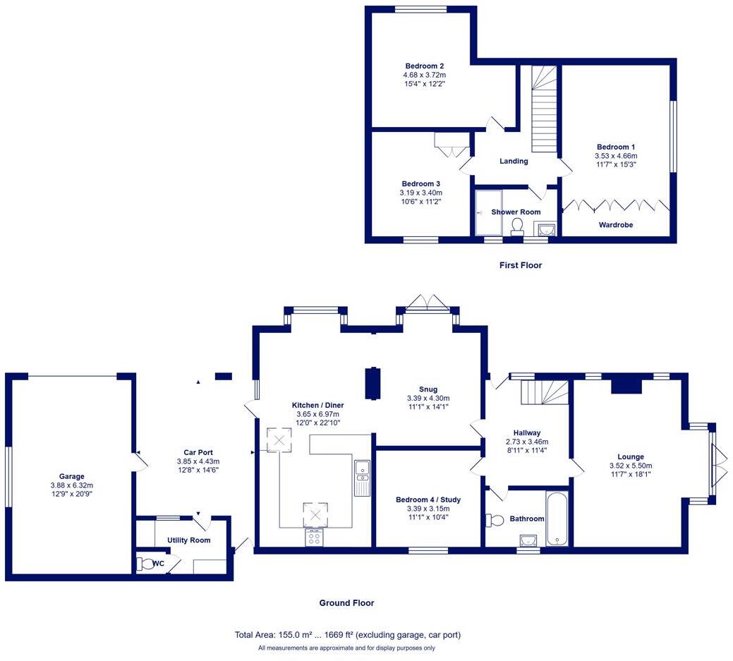River Way, Christchurch floorplan