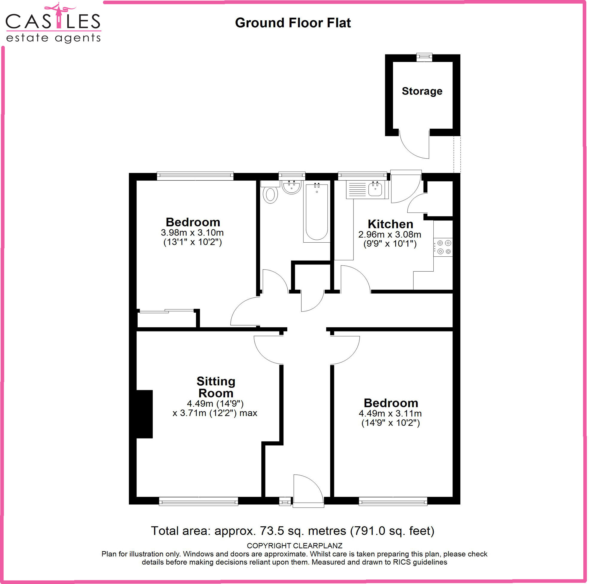 Andover Road, Ludgershall, Wiltshire floorplan