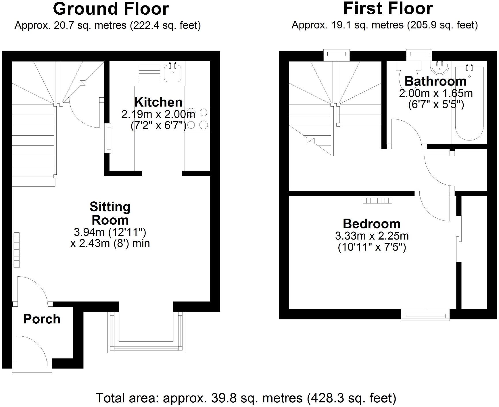 Blandford Alley, Highworth floorplan