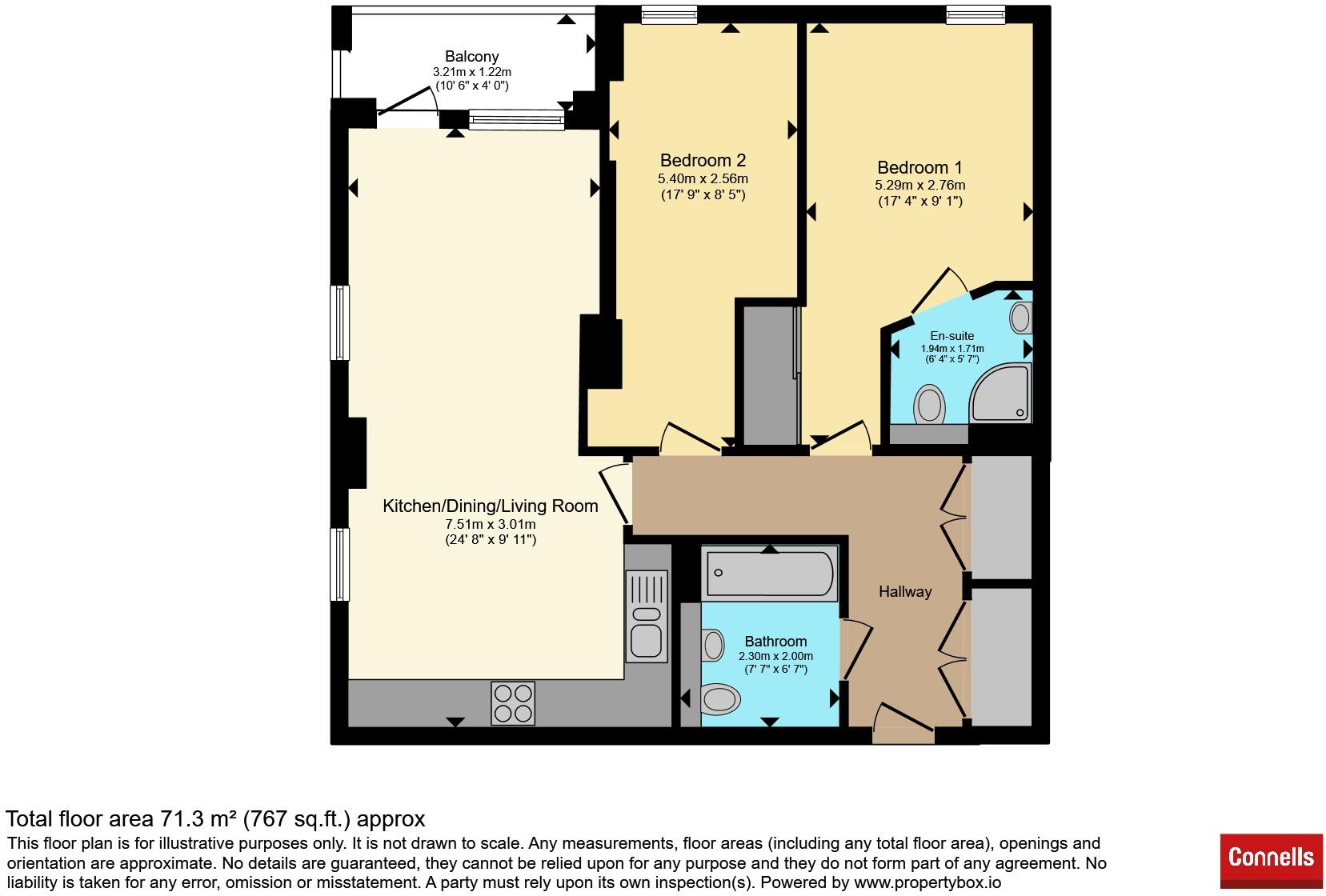 Marketfield Way, Redhill floorplan