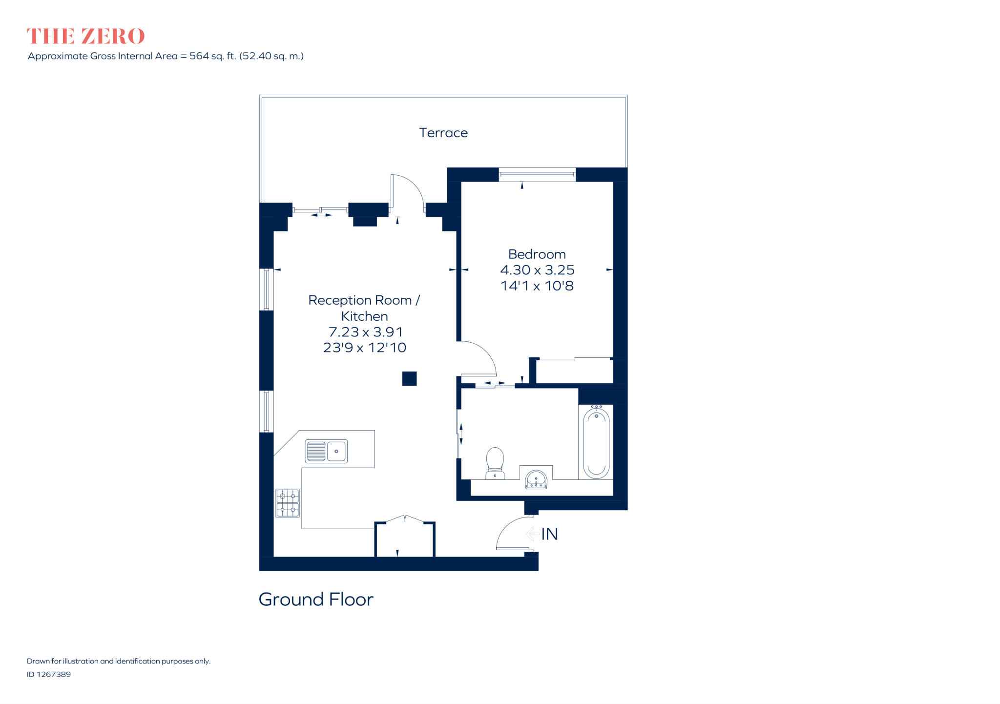Edna Road London SW20 floorplan