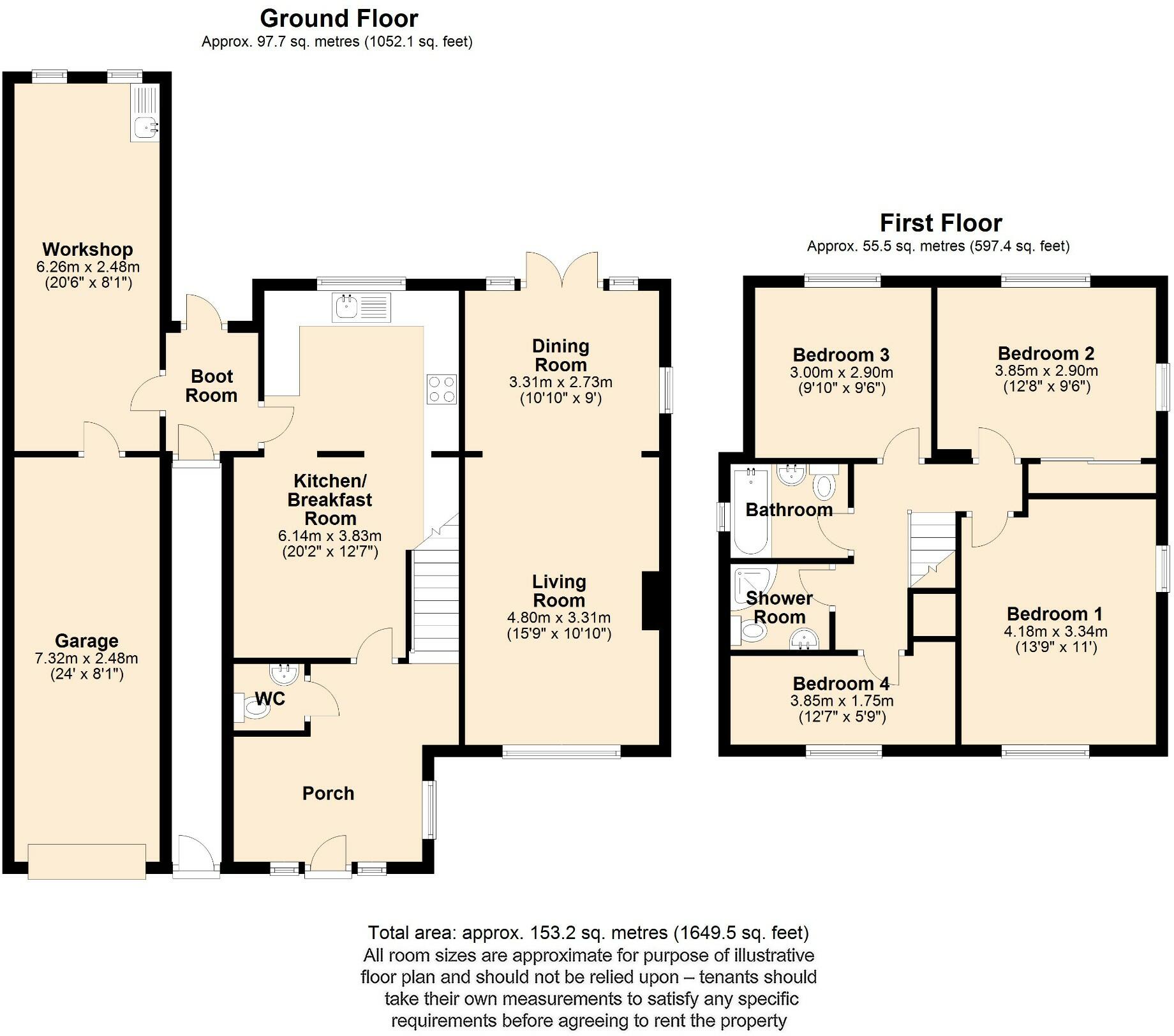 Station Road, Bow Brickhill, Milton Keynes, Buckinghamshire, MK17 floorplan