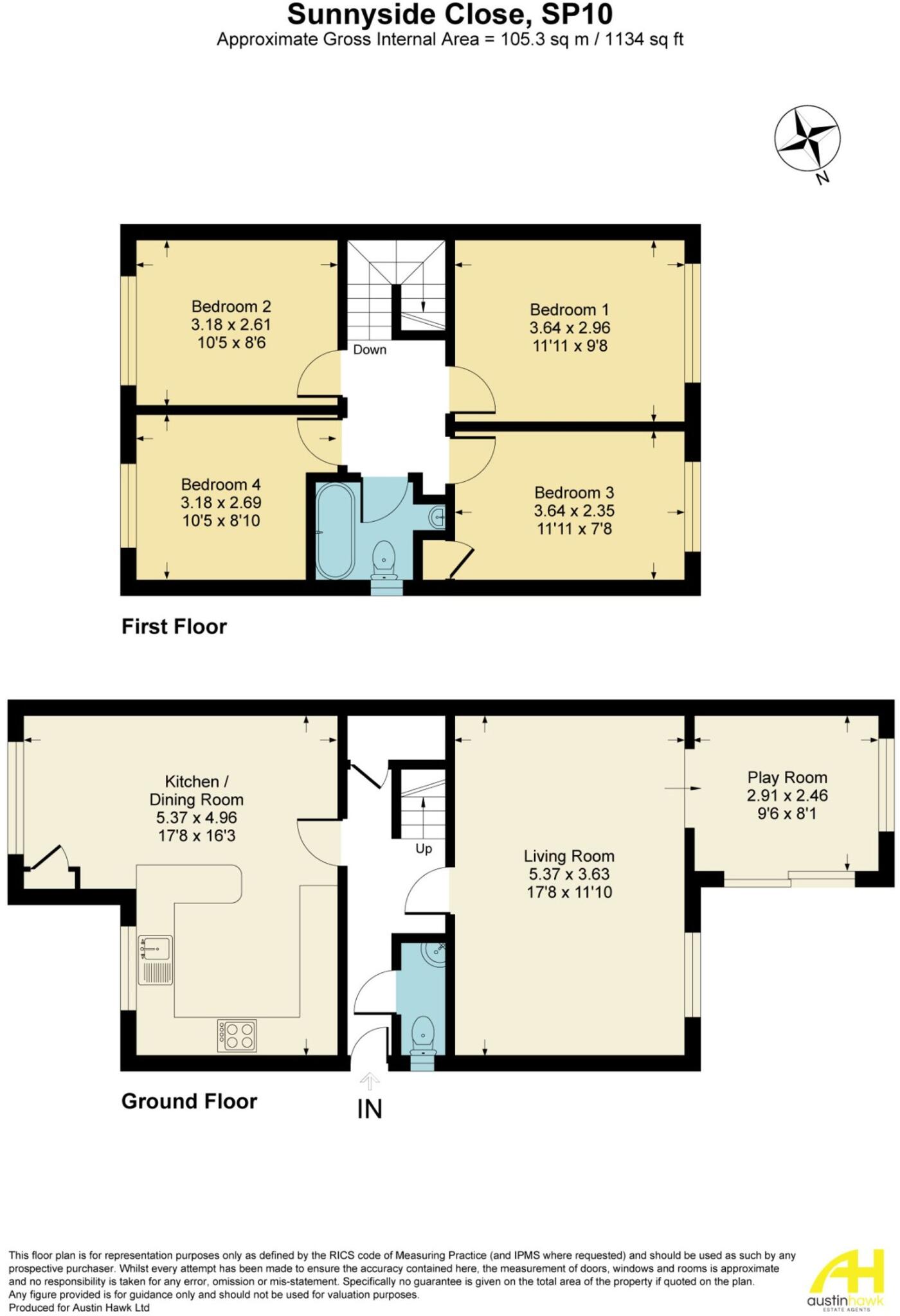 Sunnyside Close, Charlton, SP10 floorplan