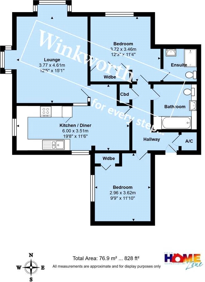 Wortley Road, Highcliffe, Christchurch, Dorset, BH23 floorplan
