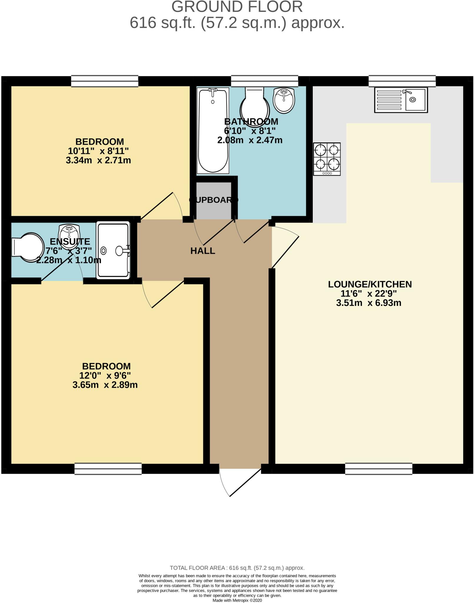 Conifer Close, Mildenhall, Bury St. Edmunds, Suffolk, IP28 floorplan