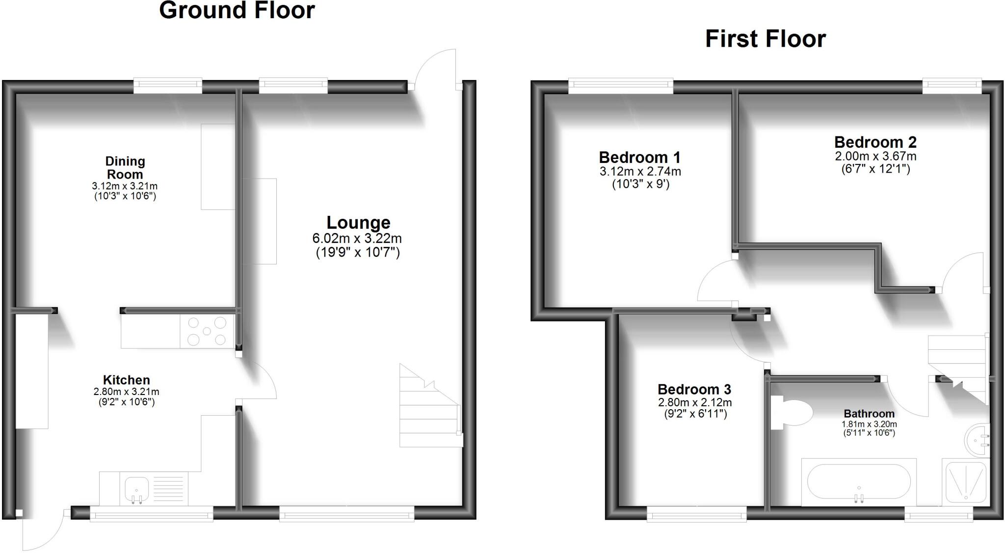 Back Lane Shipbourne TN11 floorplan