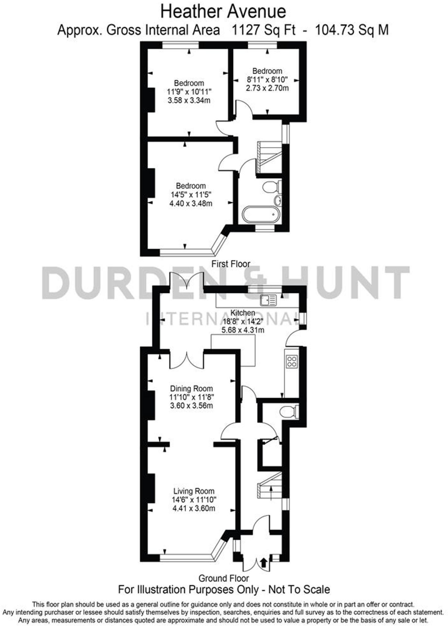 Heather Avenue, Romford, RM1 floorplan