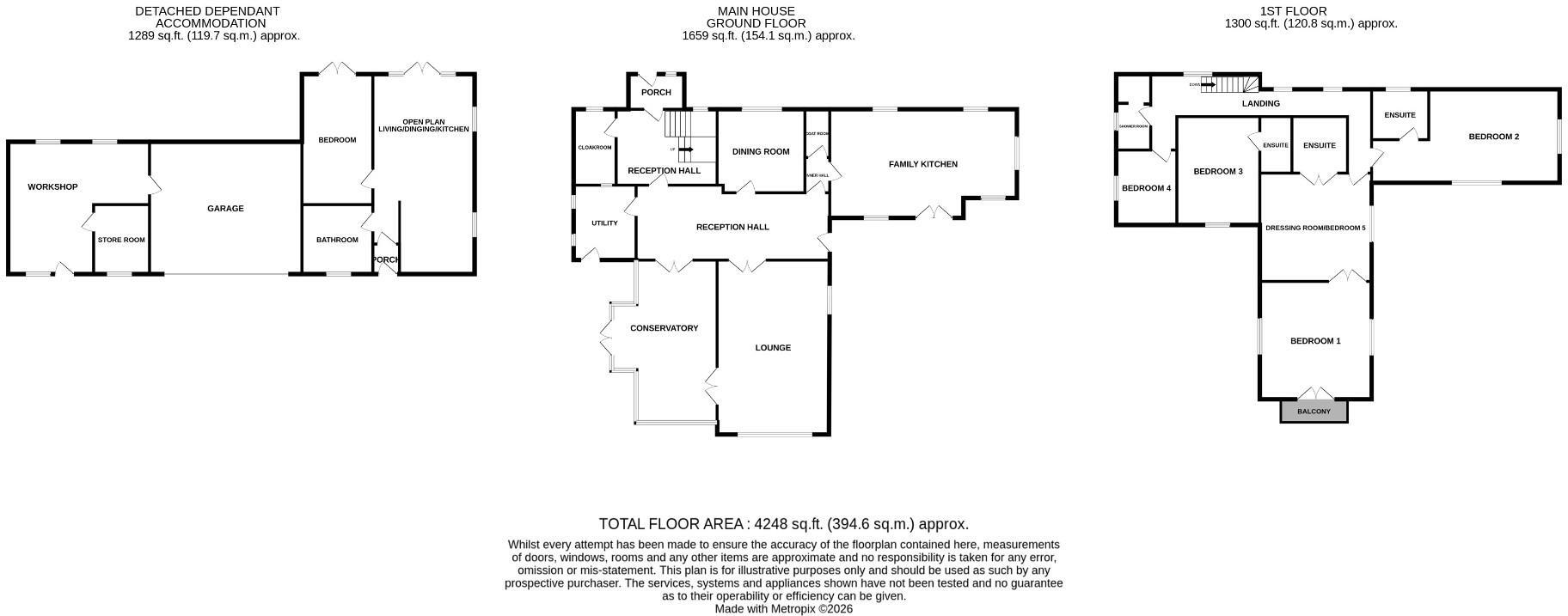 Long Lane, Charlesworth, Glossop floorplan