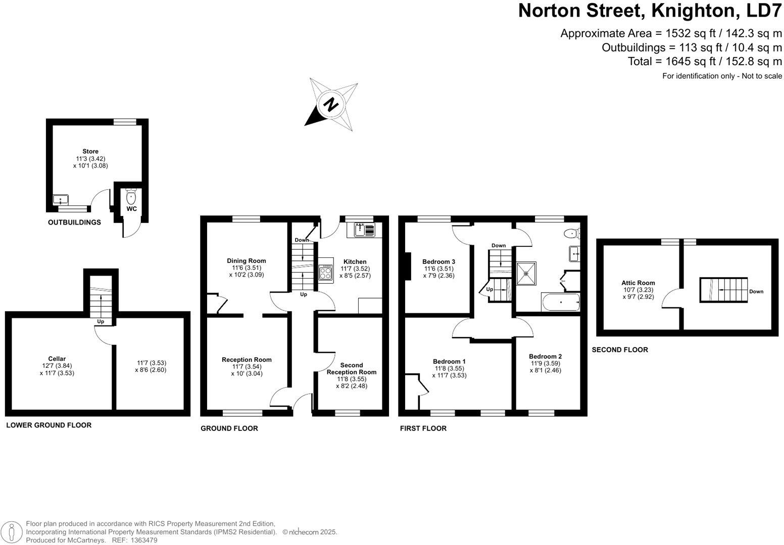 22, Norton Street, Knighton, Powys floorplan