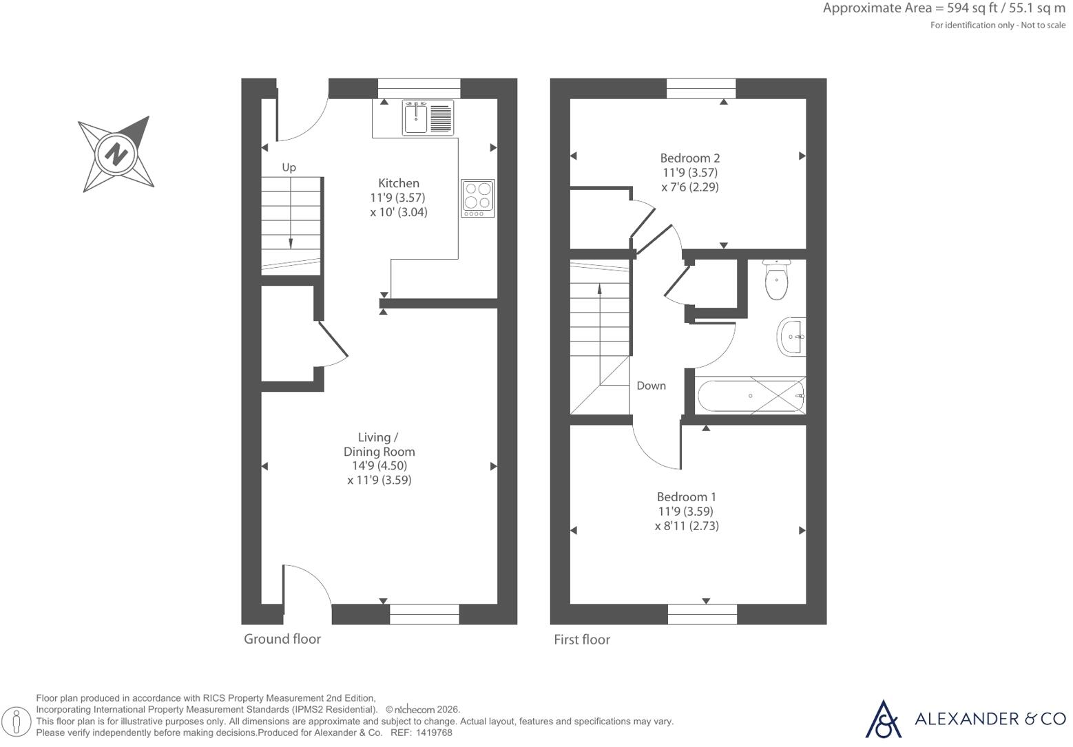 Redshaw Close, Buckingham, Buckinghamshire floorplan