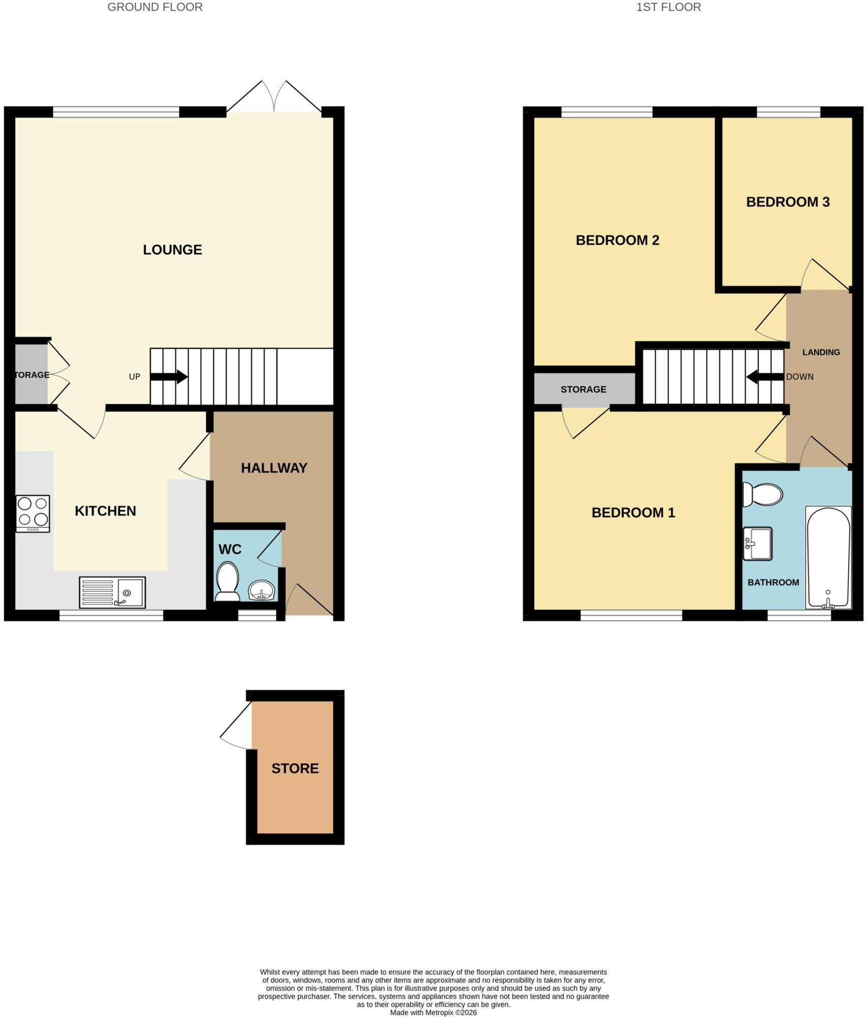 Edgemoor Close, Prenton floorplan