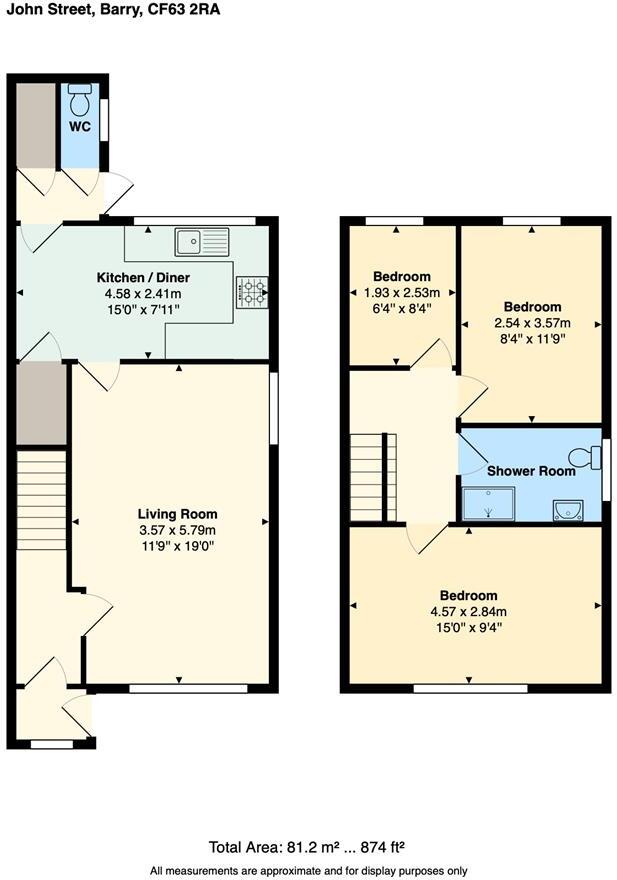 John Street, Barry floorplan
