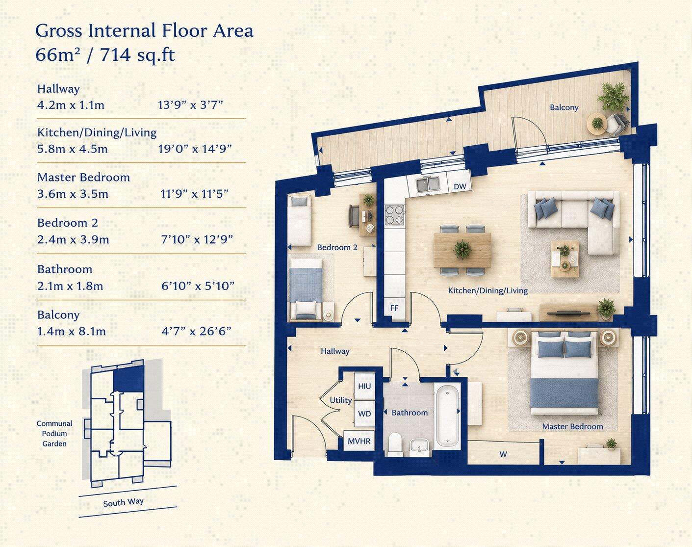 South Way, Wembley floorplan