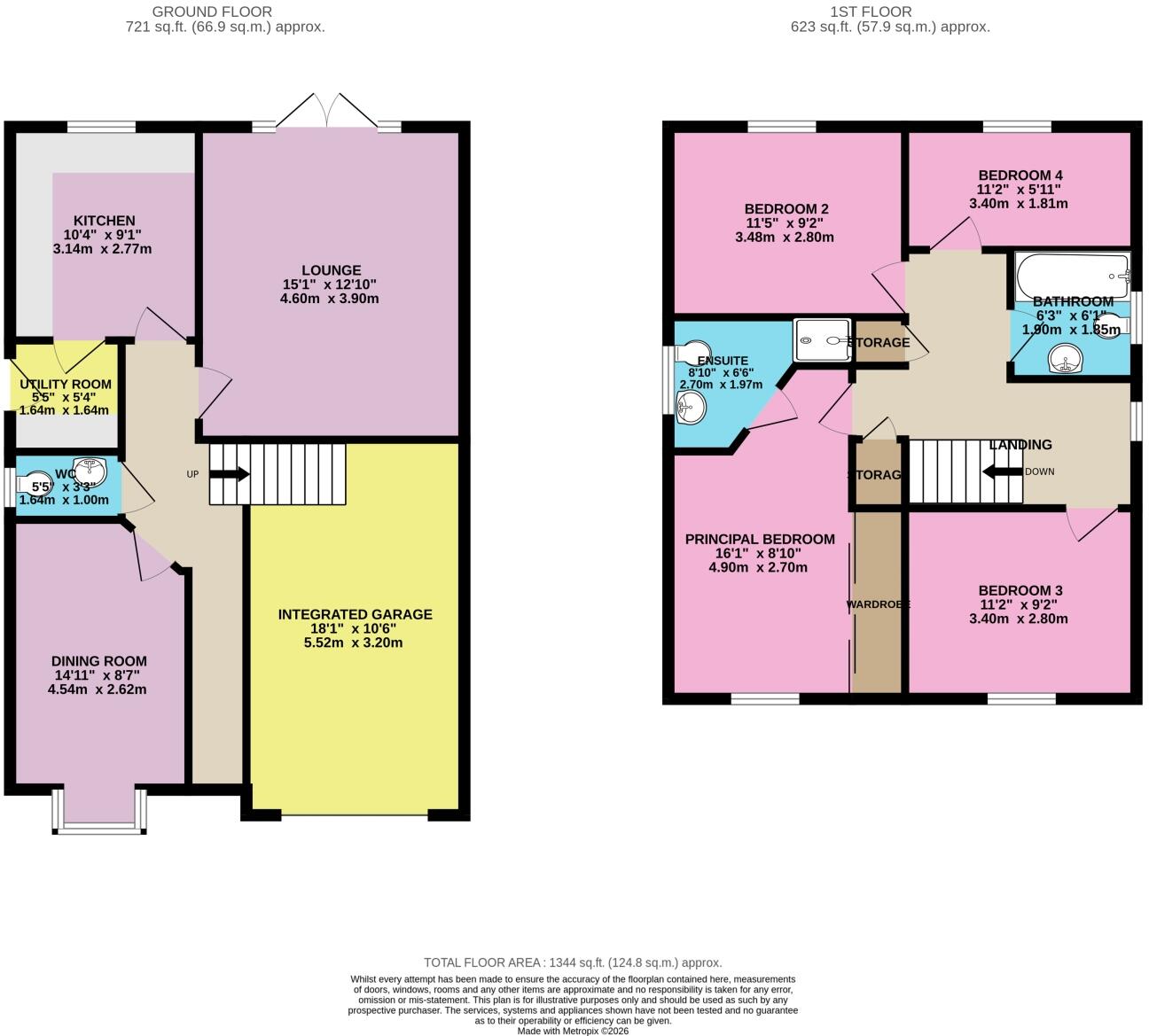Sherwood Drive, Thorpe Willoughby, Selby, YO8 floorplan