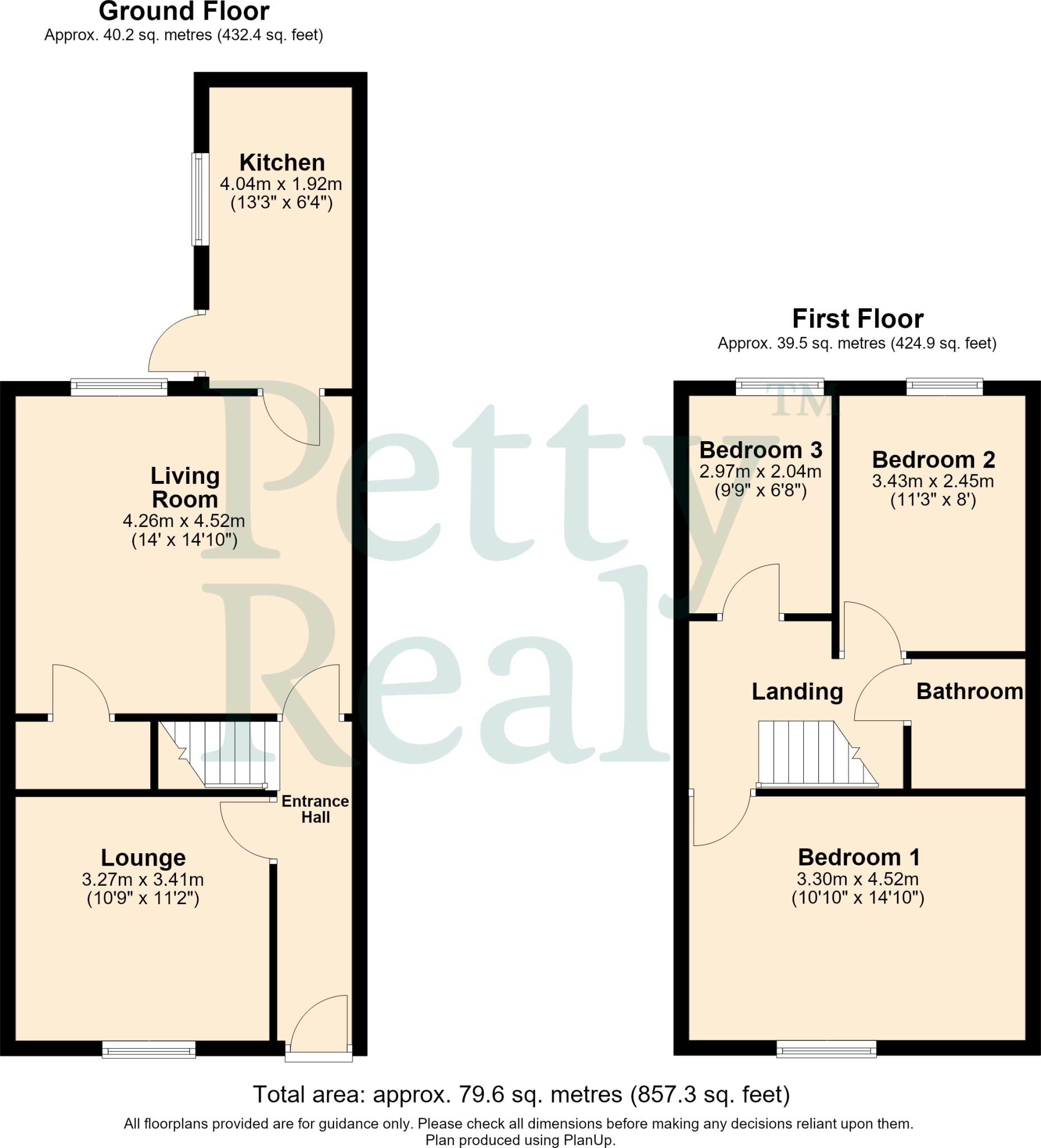 Leeds Road, Nelson floorplan