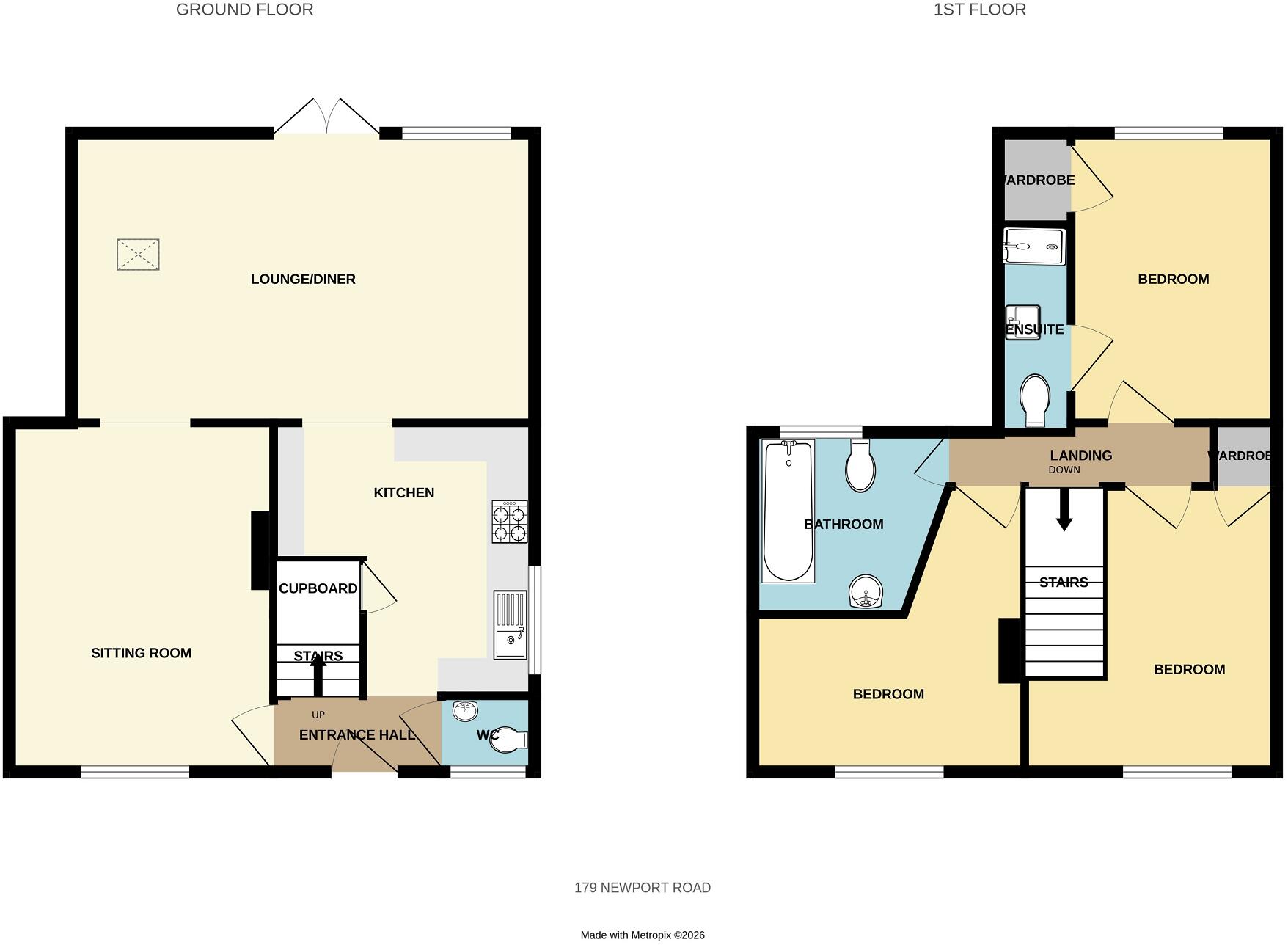 Newport Road, Caldicot, Mon. NP26 4AE floorplan