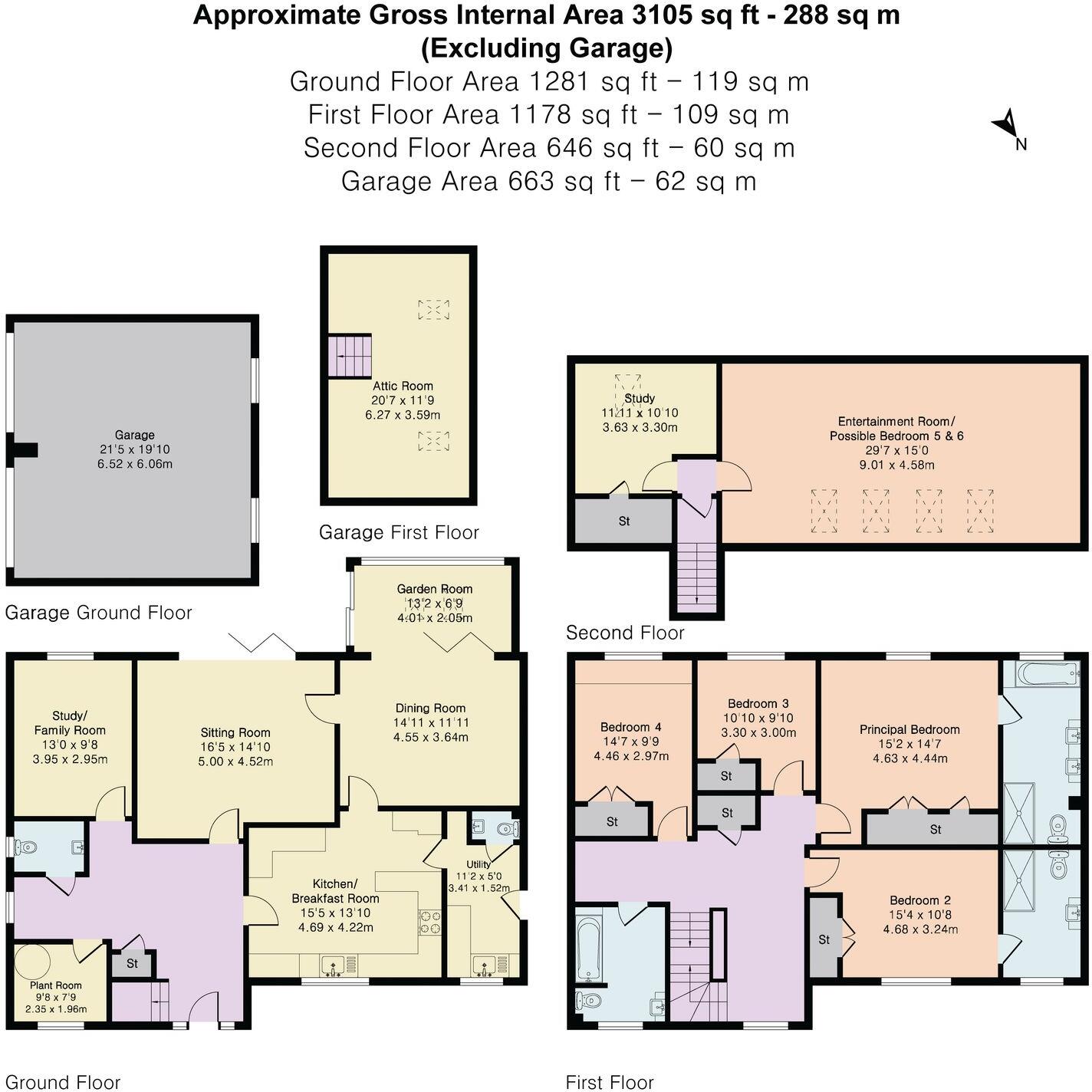 Wooding Close, Houghton Conquest, MK45 floorplan
