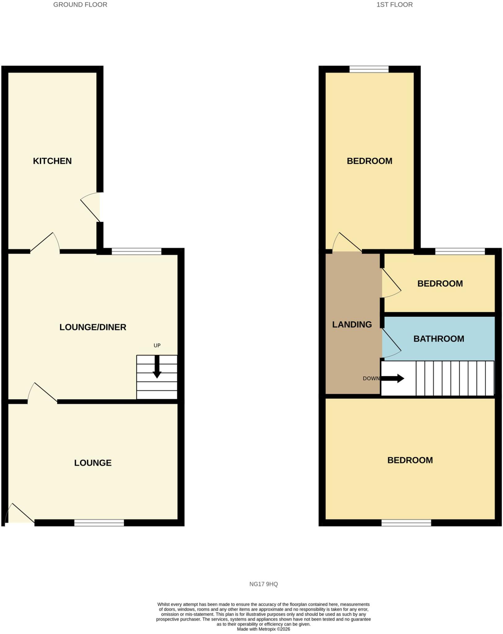 Sherwood Street, Kirkby-In-Ashfield, NG17 floorplan