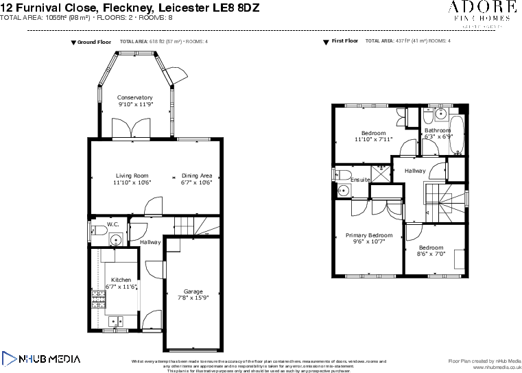 7, Furnival Close floorplan