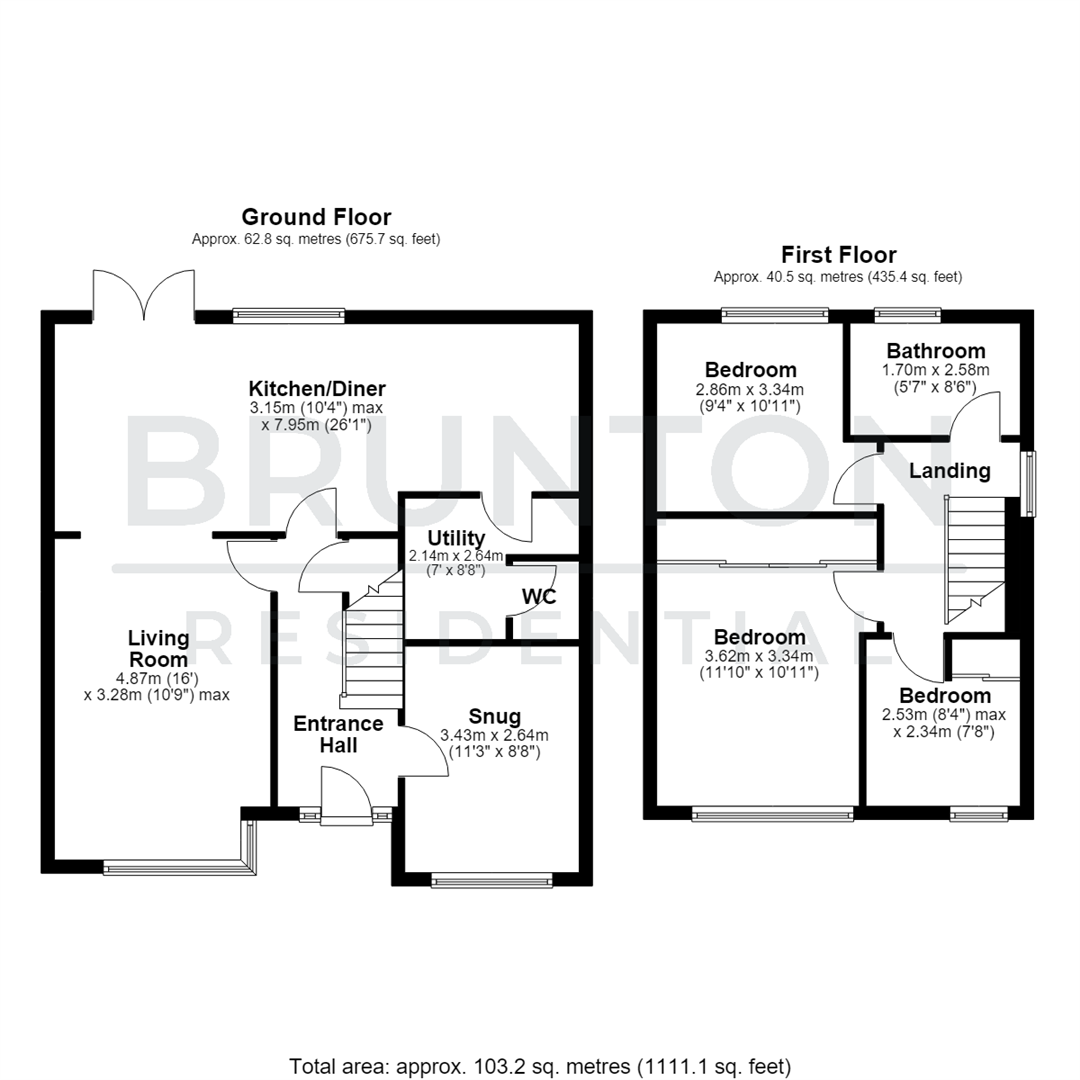 Southway, Newcastle Upon Tyne, floorplan