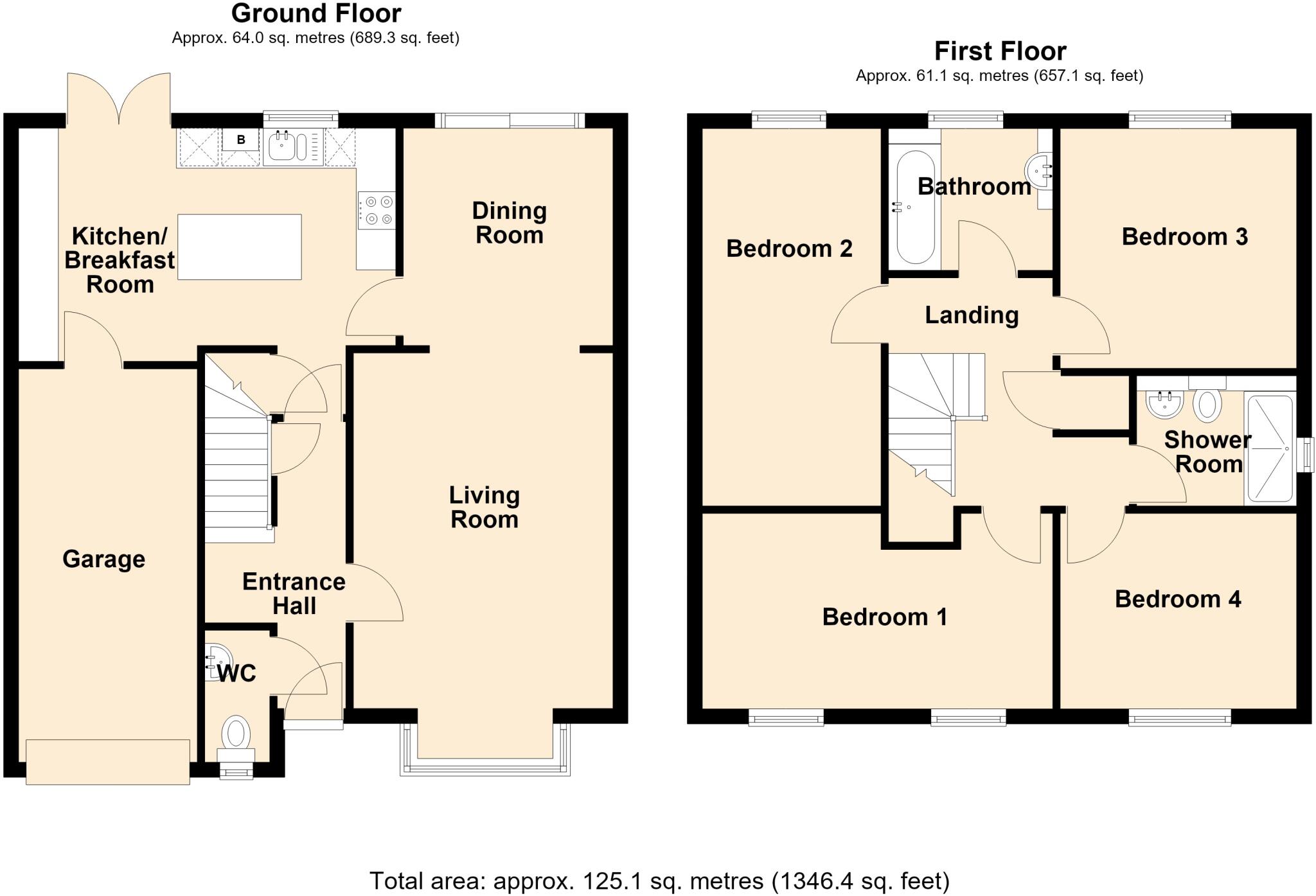 Sorrel Close, Trowbridge floorplan