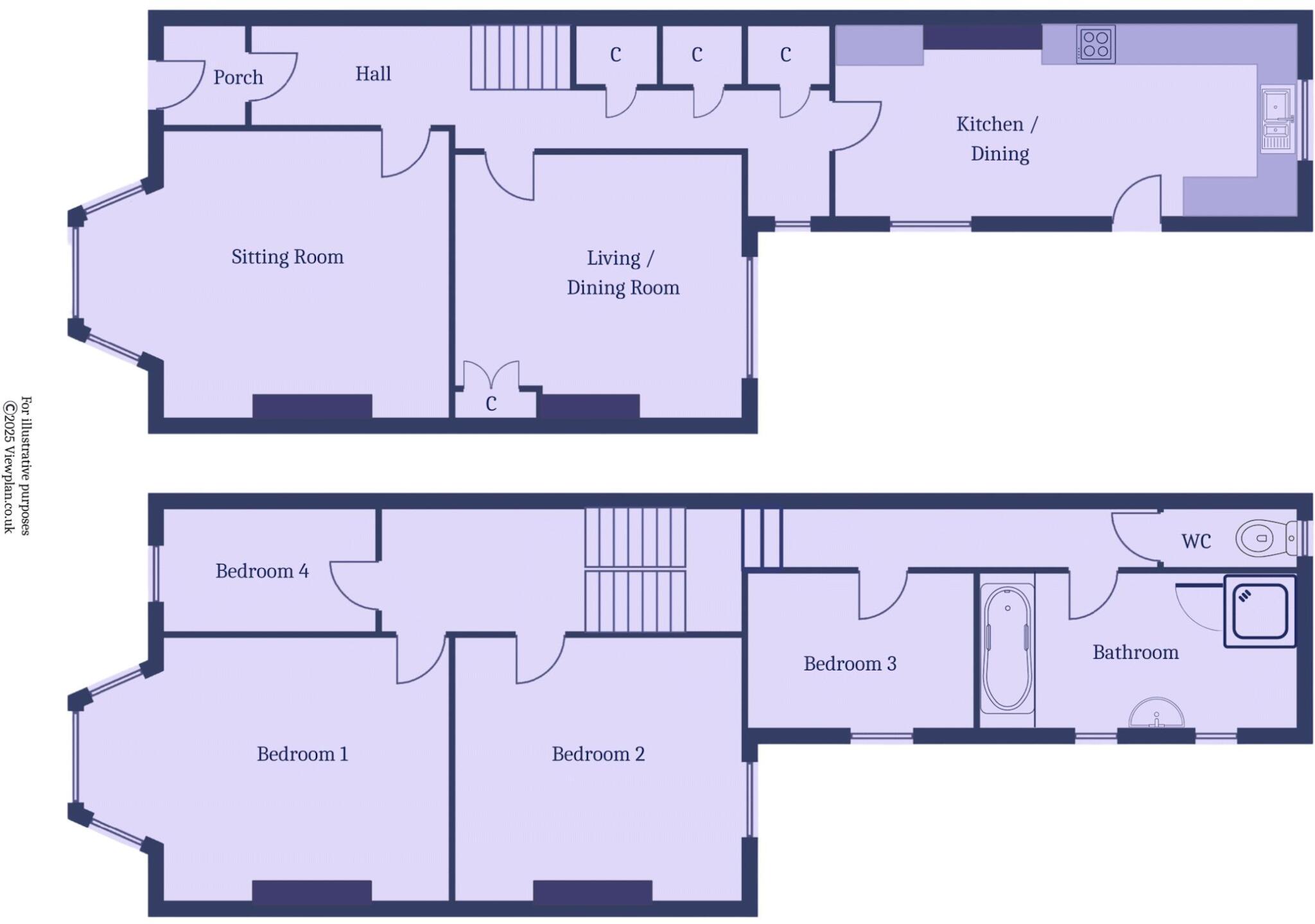 Windsor Road, Penarth floorplan