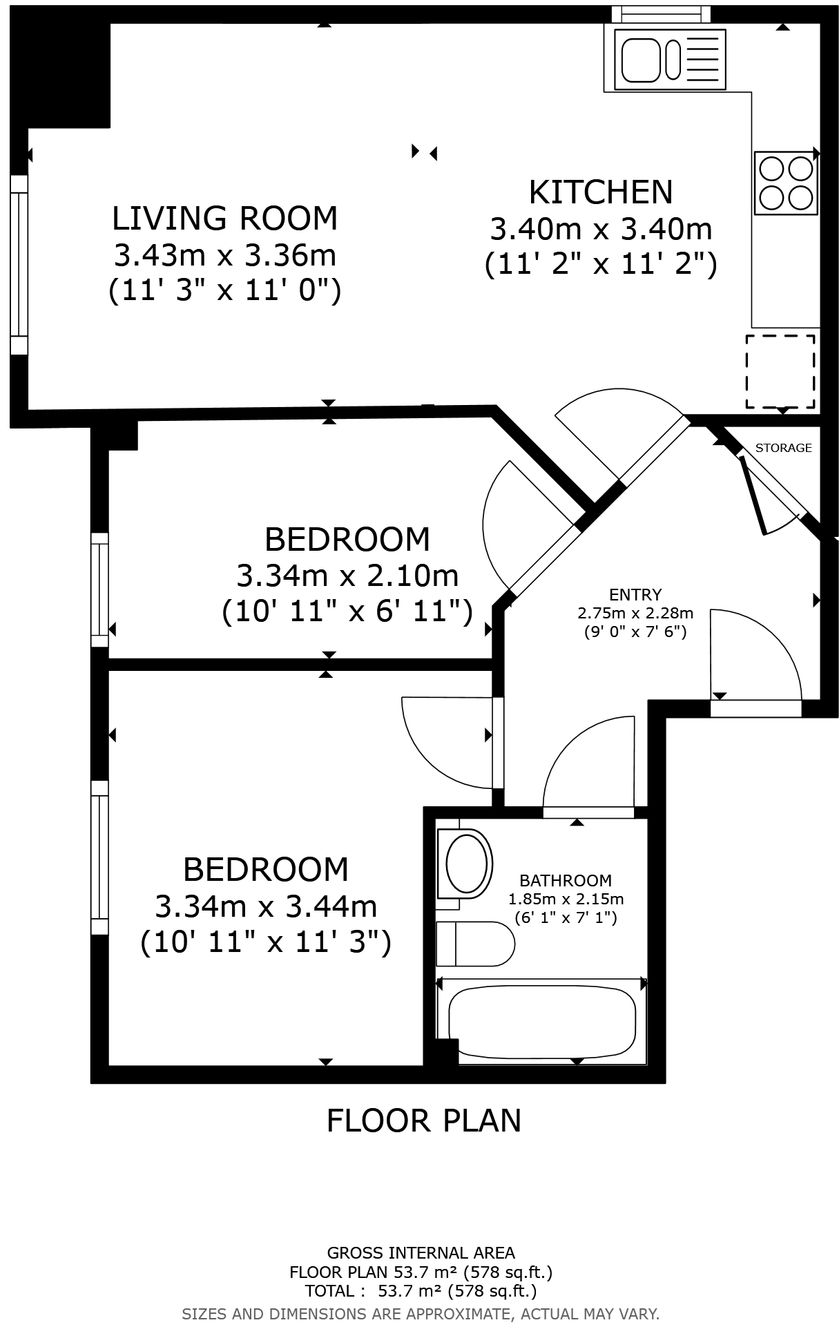 Hadow Road, Marston, OX3 floorplan