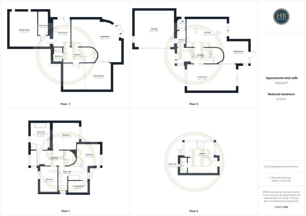 Grandeview, 58a Carr Hill floorplan