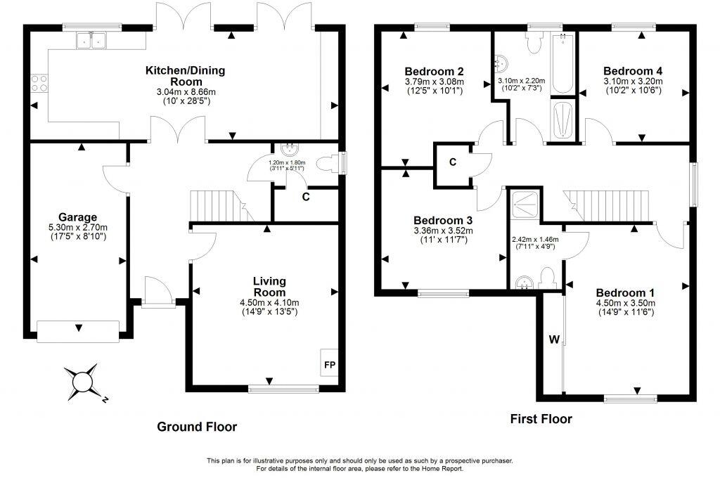 4 Corby Craig Crescent,  Bilston, Roslin, EH25 9TF floorplan