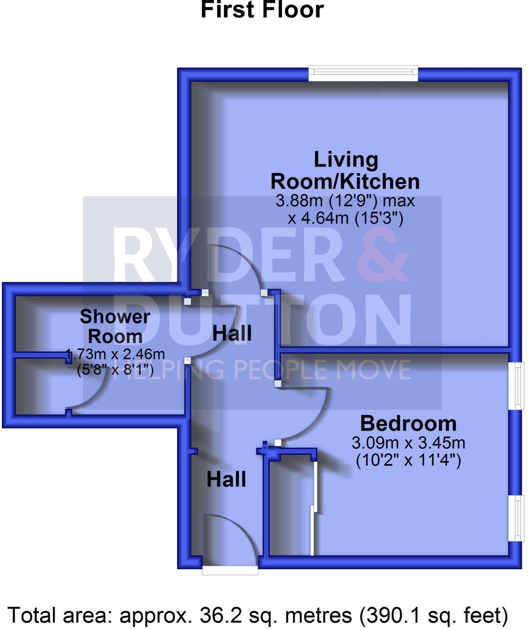 Edgerton Road, Huddersfield, West Yorkshire, HD1 floorplan
