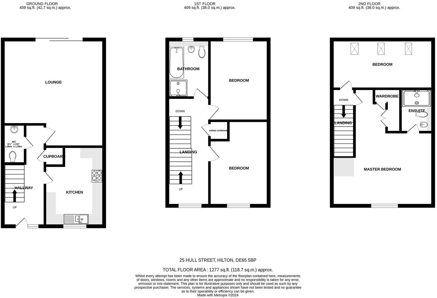 Hull Street, Hilton, DE65 floorplan