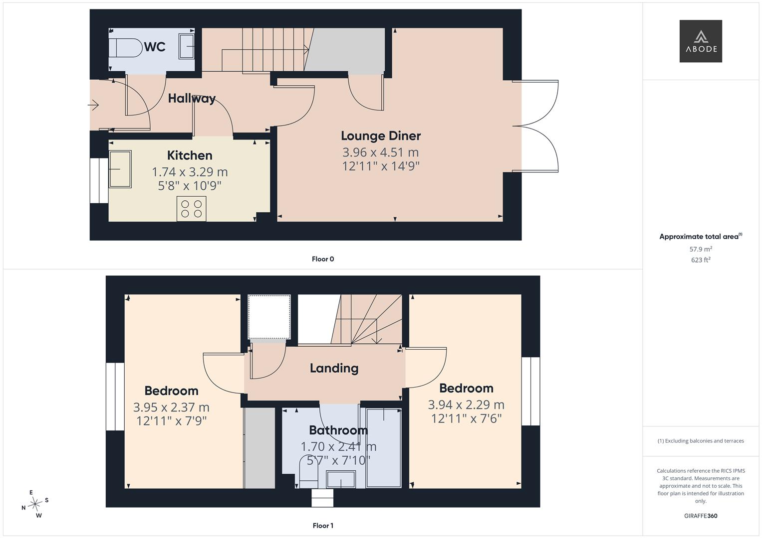 Dawes Drive, Kirk Langley floorplan