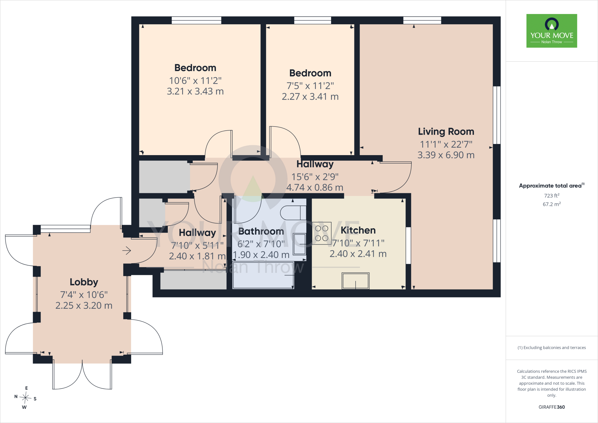 Latymer Court, Northampton, Northamptonshire, NN1 floorplan