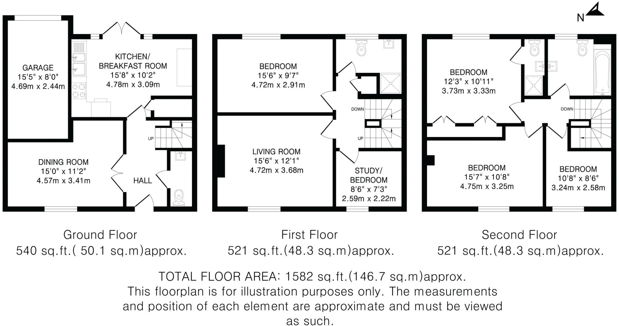Jill Grey Place, Hitchin, SG4 floorplan
