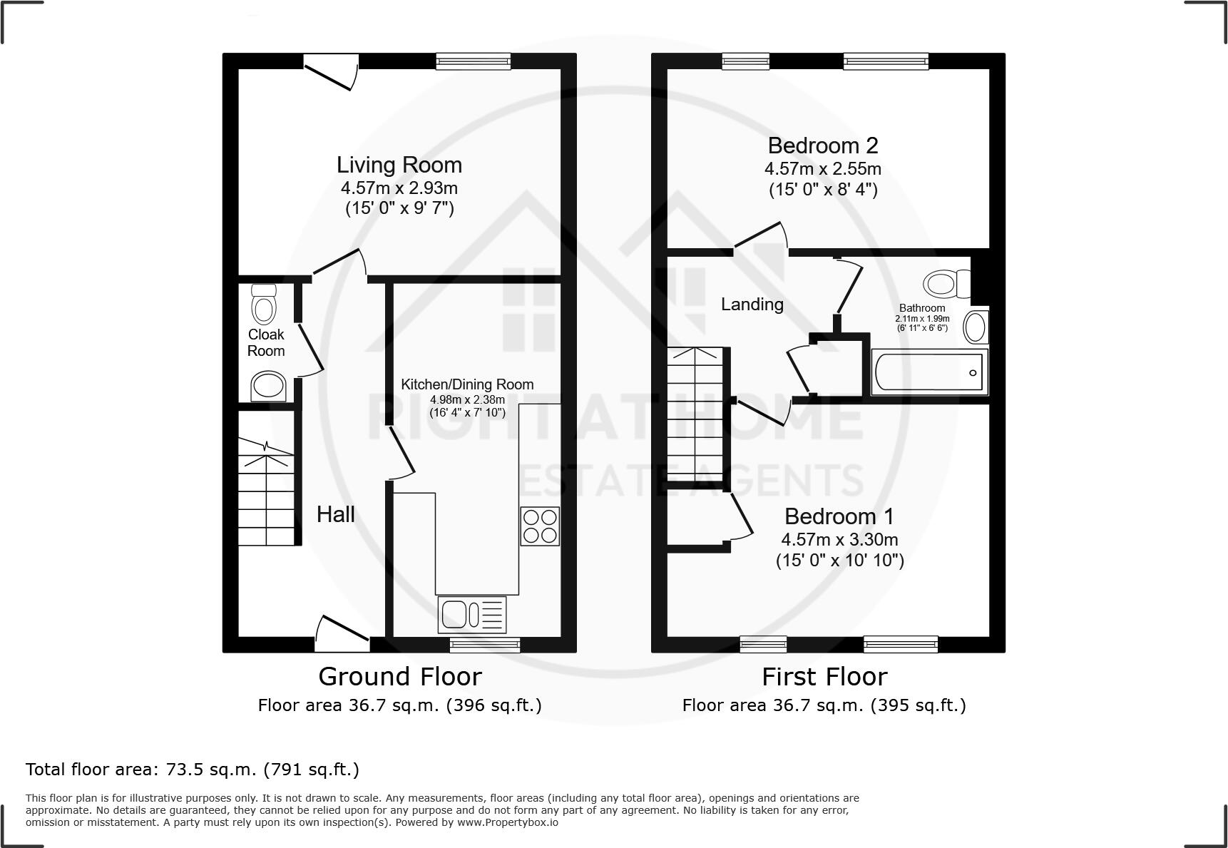 Rush Meadow Road, Cranbrook EX5 7HA floorplan