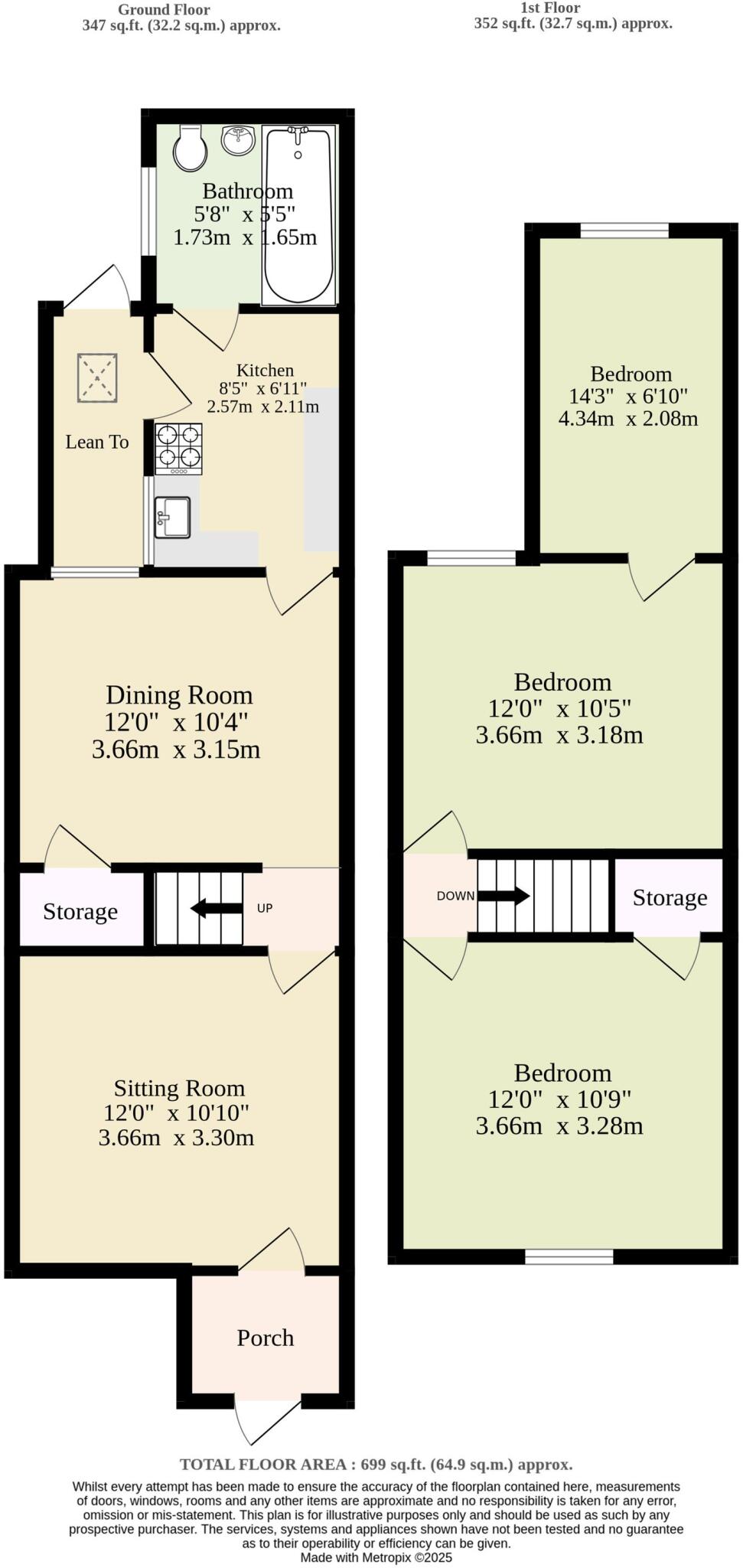 Station Road North, Belton floorplan