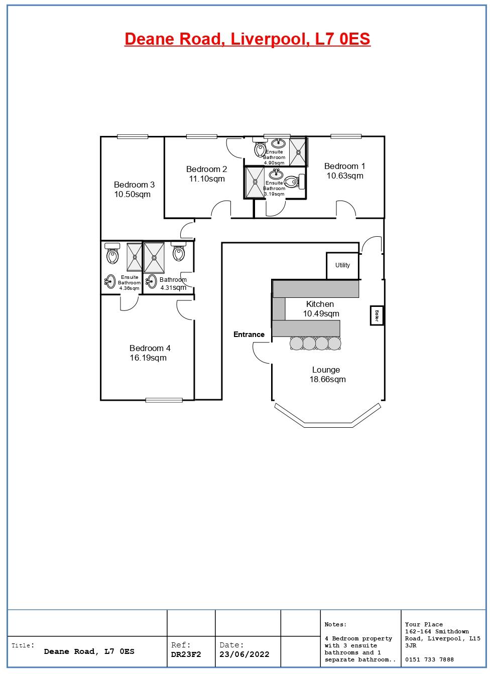 Deane Road, Liverpool floorplan
