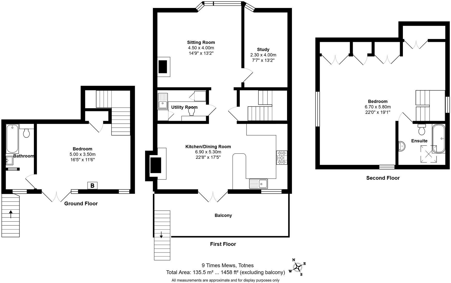 Times Mews, Totnes, TQ9 floorplan