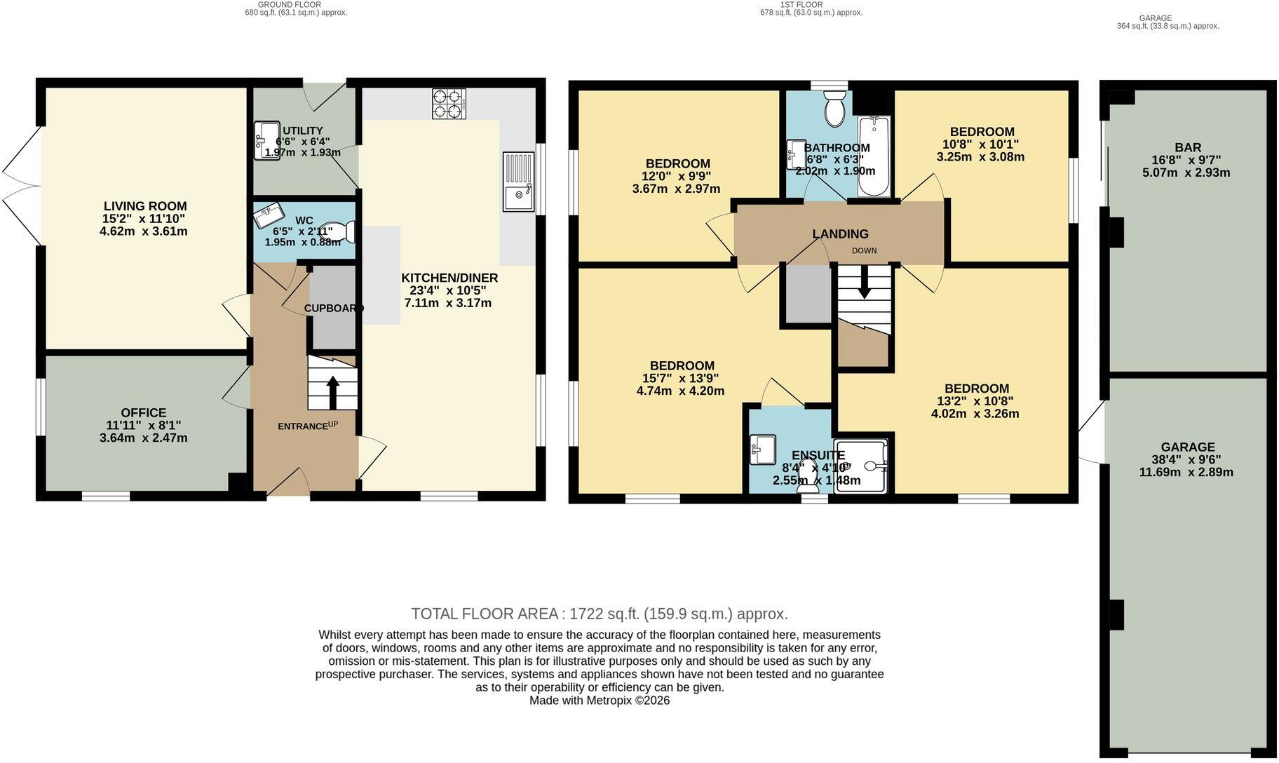 Buxus Road, Hadley, TF1 floorplan