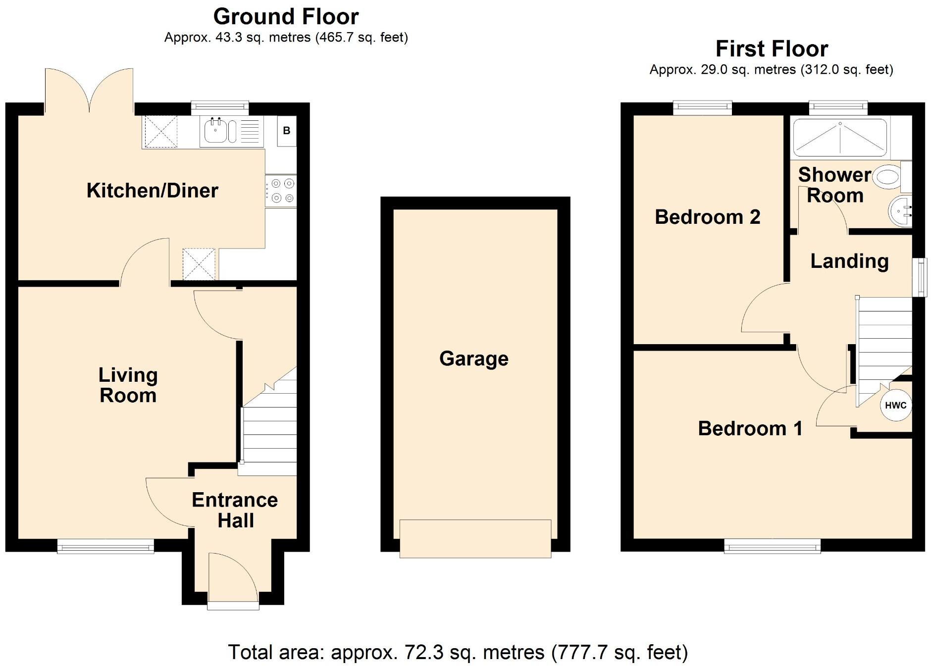 Rosedale Gardens, Trowbridge floorplan
