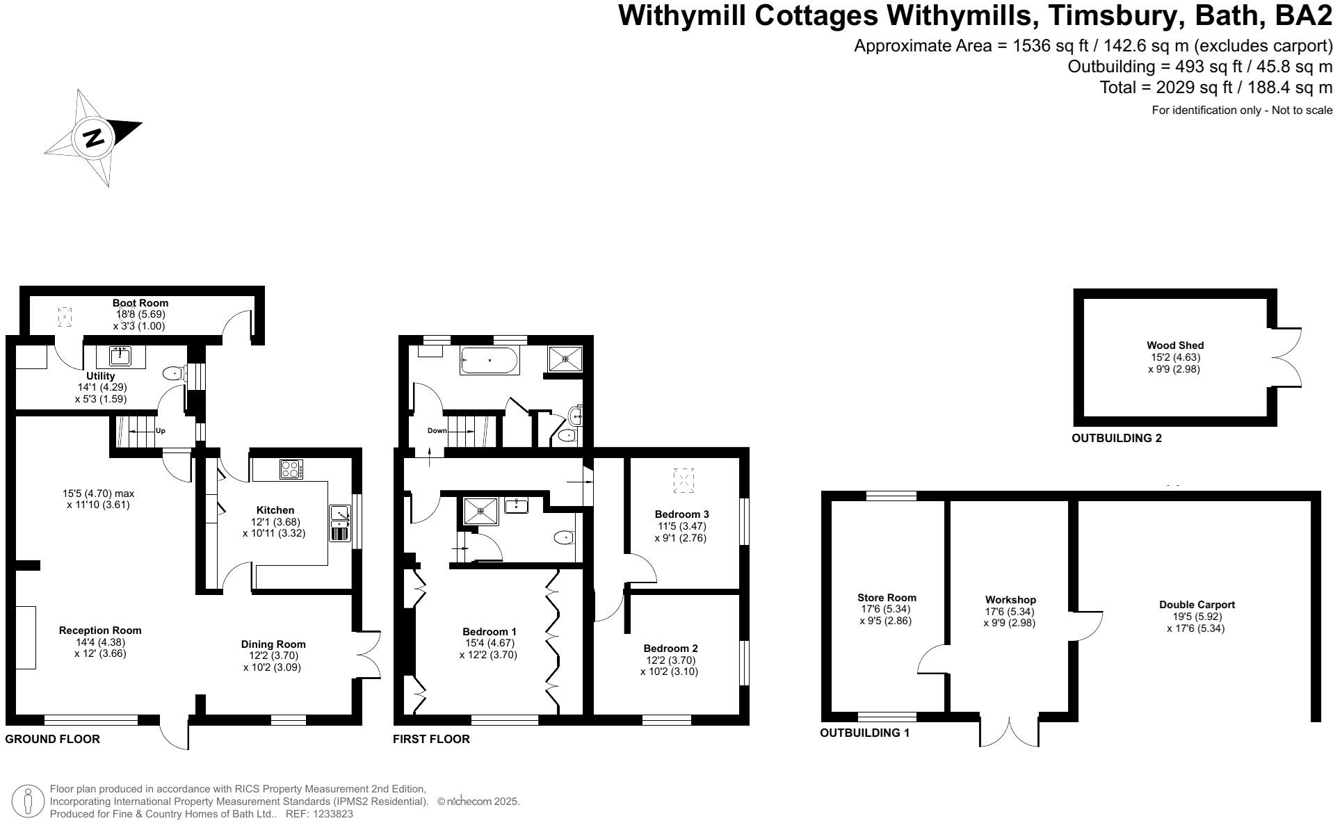 3, Withymills, Timsbury, Bath, Somerset, BA2 floorplan