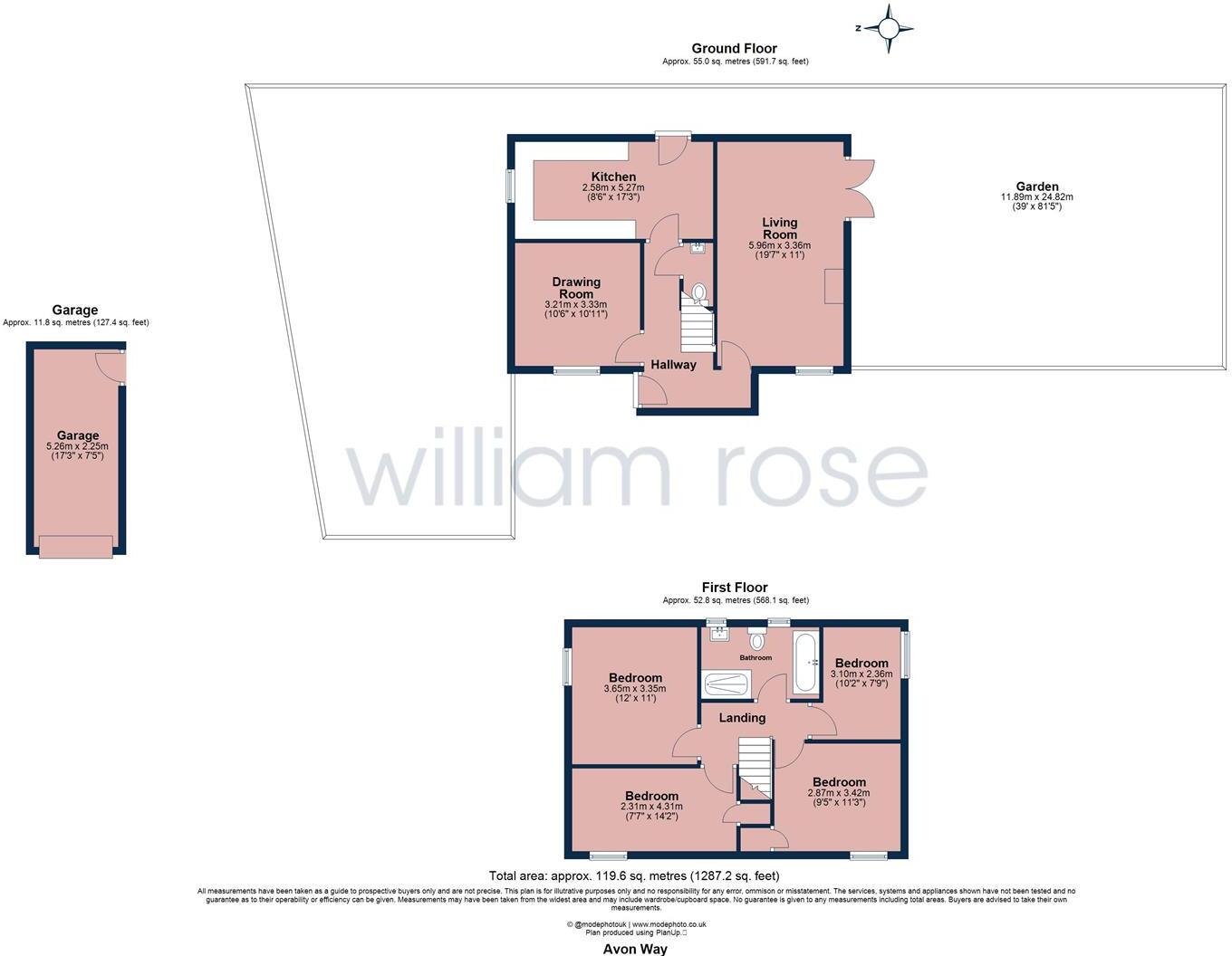 Avon Way, London floorplan