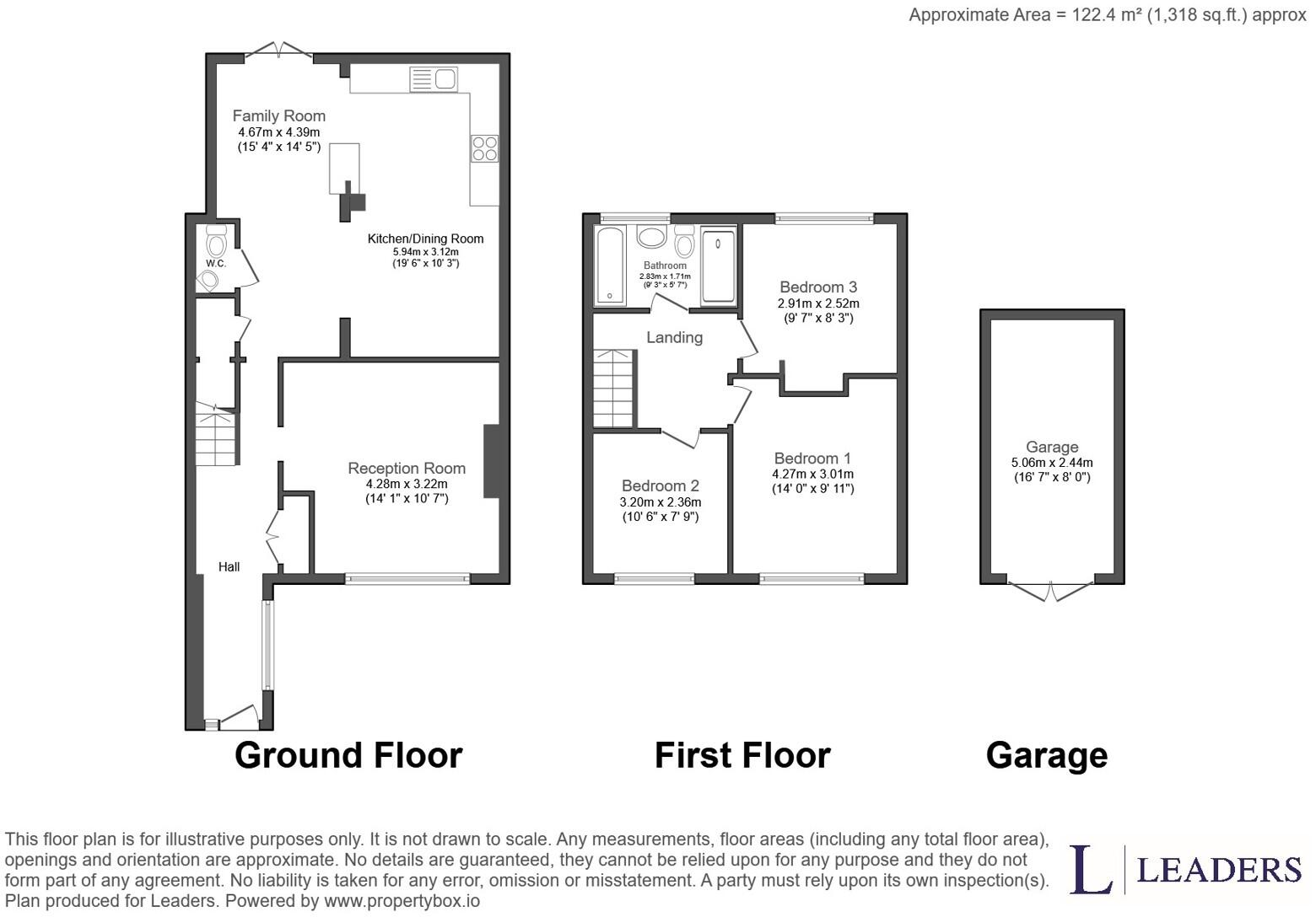 Kennedy Avenue, Fareham, Hampshire, PO15 floorplan