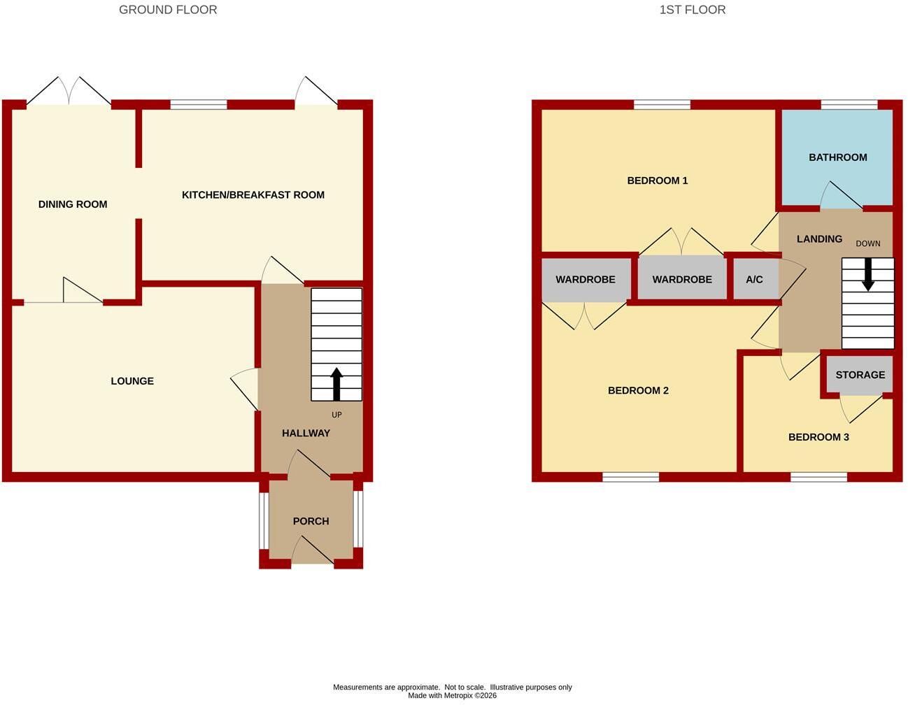 Knights Way, Newent floorplan