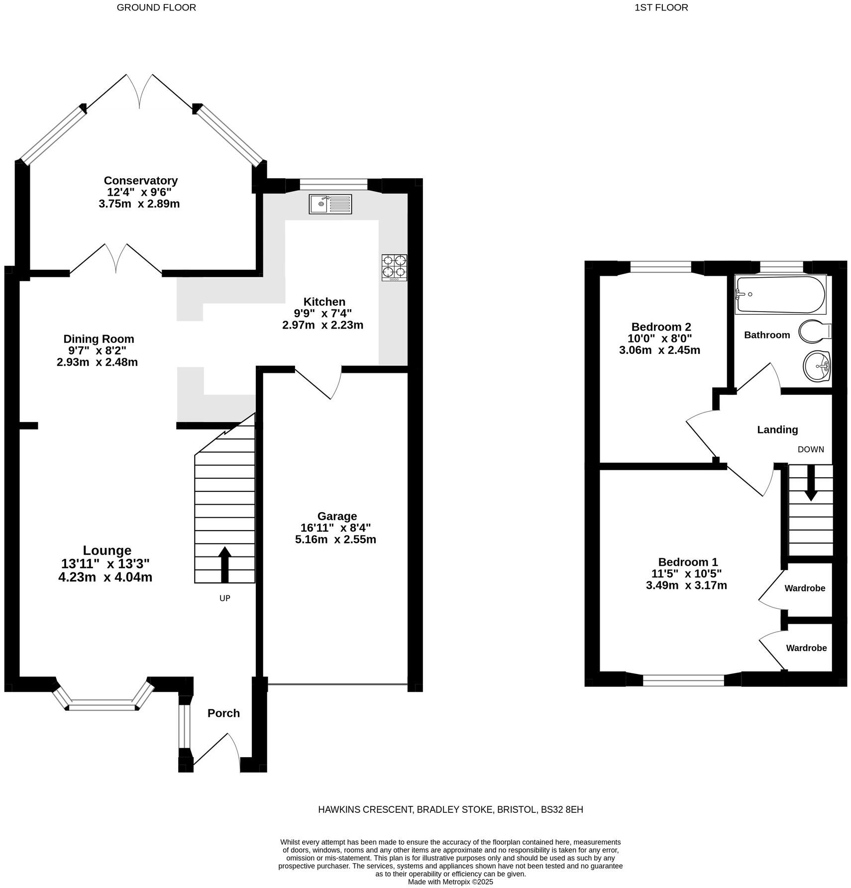 Hawkins Crescent, Bradley Stoke, Bristol floorplan